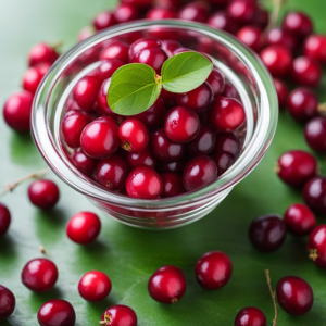 A whole cranberry product.