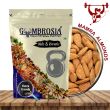 A bag of premium Mamra Almonds.